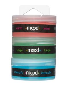 Mood Lube Kissable Foreplay Gels - 2 oz Asst. Flavors Pack of 3